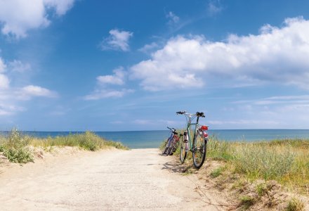 Radfahren an der Ostseeküste