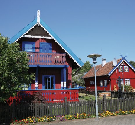 Traditionelle Holzhäuser in Nidden  © photofranz56-fotolia.com