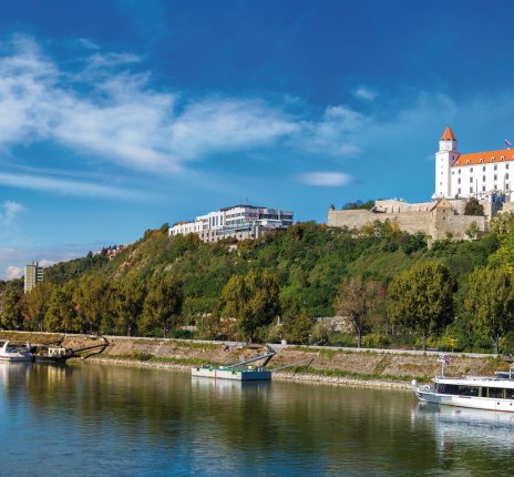 Donau und Schloss Bratislava © Sergii Figurnyi-fotolia.com