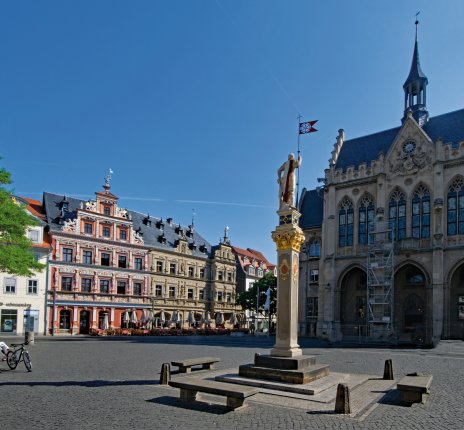 Fischmarkt und Rathaus in Erfurt © pixabay.com-lapping