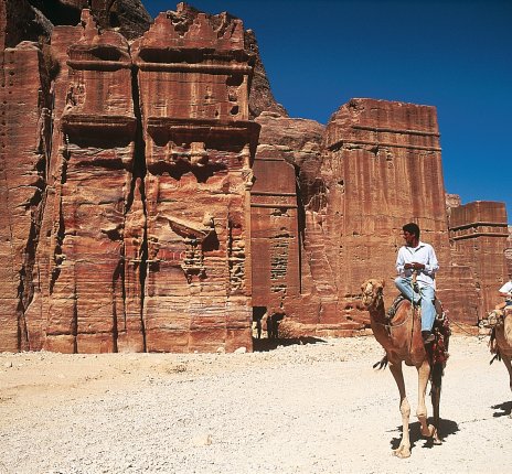 Kamelreiter in Petra 