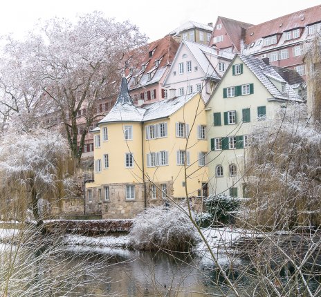 Hölderlinturm im Winter © Barbara Honner © Verkehrsverein Tübingen
