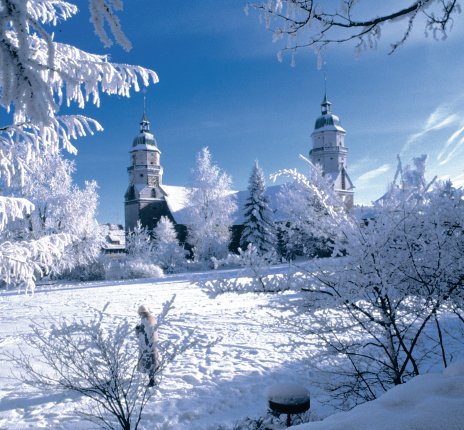 Freudenstädter Kirche im Schnee © FVA Freudenstadt