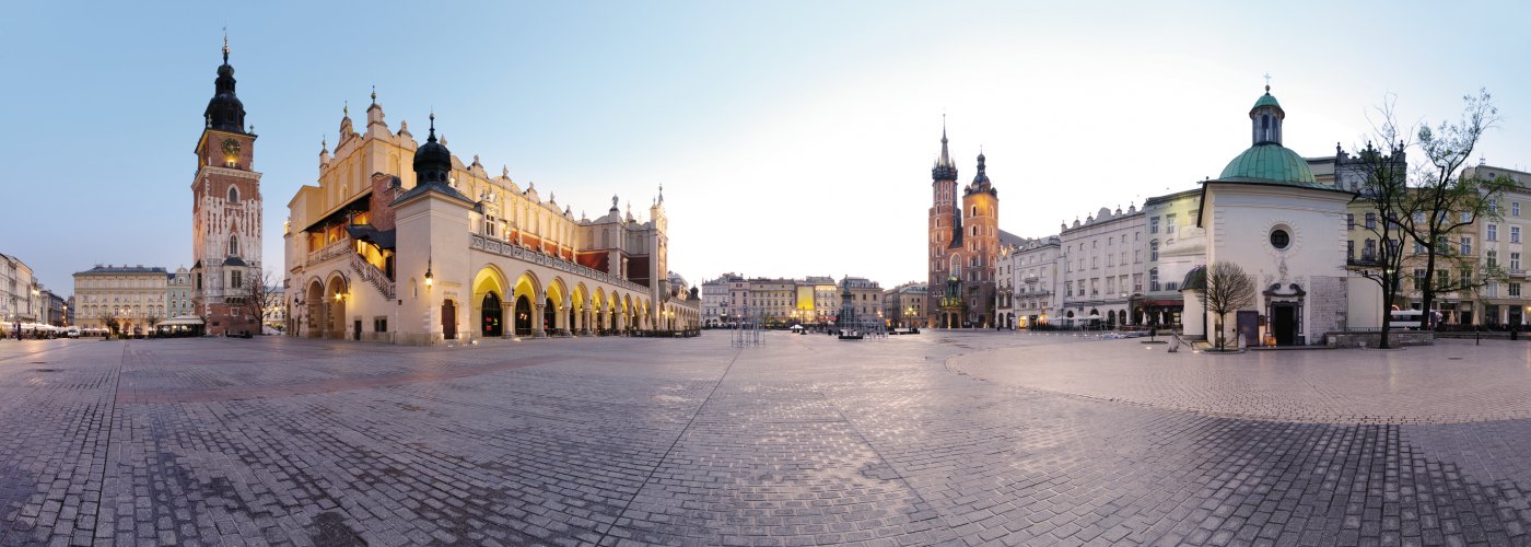 Krakau, Marktplatz mit Tuchhallen