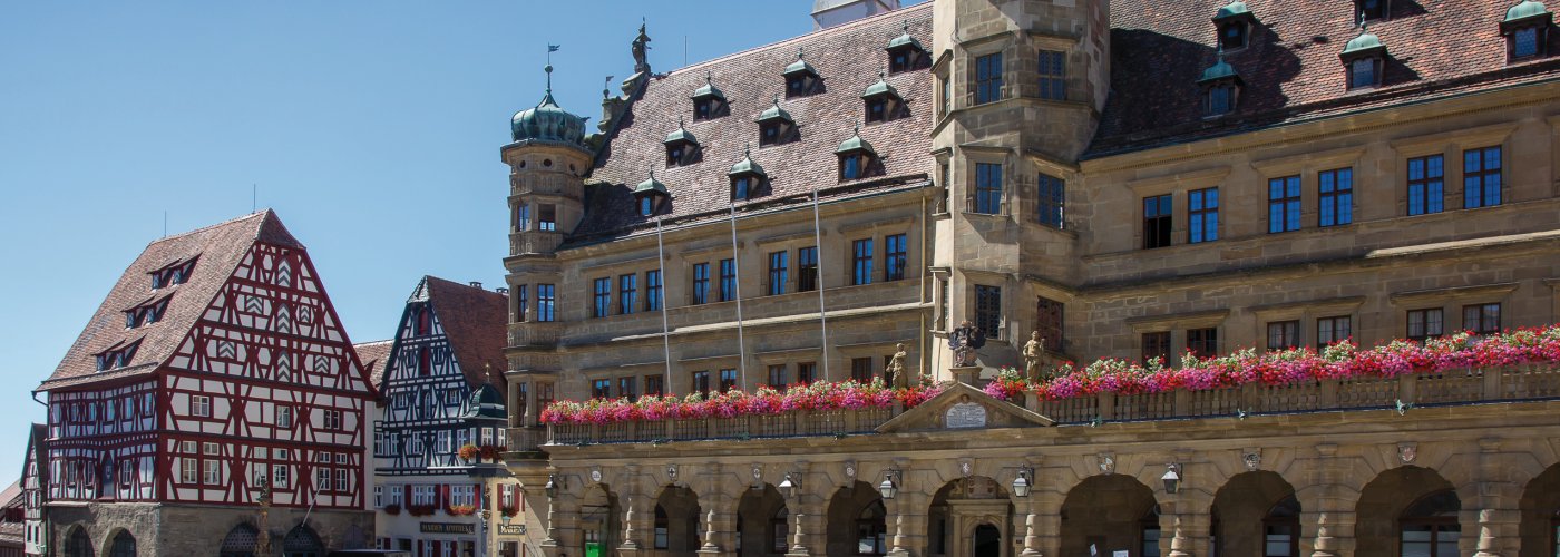 Marktplatz in Rothenburg o. d. Tauber