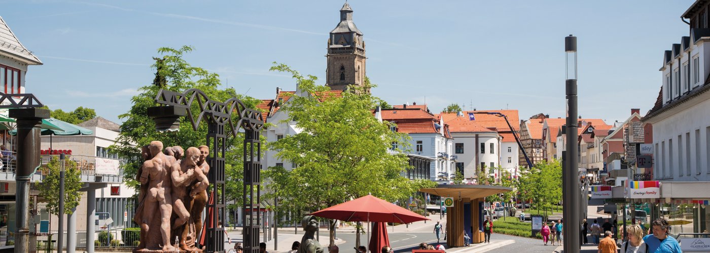 Kurschattenbrunnen in Bad Wildungen