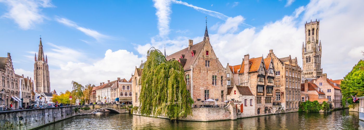 Altstadt von Brügge mit Blick auf Belfried