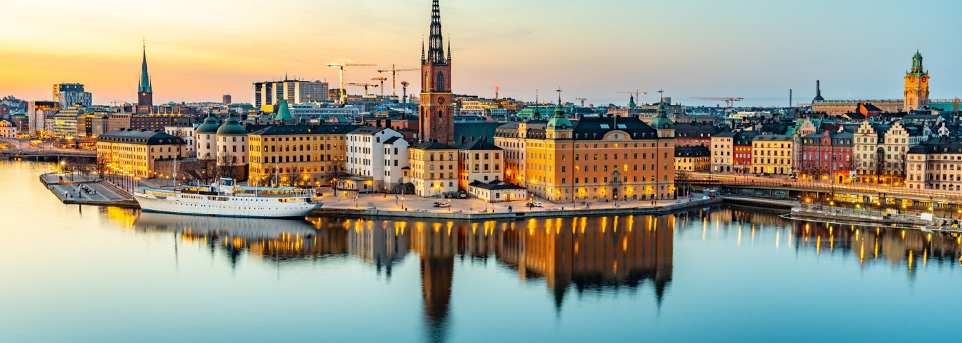 Blick auf Gamla Stan in Stockholm