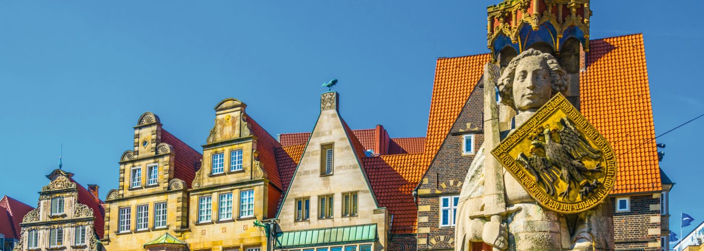 Roland Statue in der Bremer Altstadt