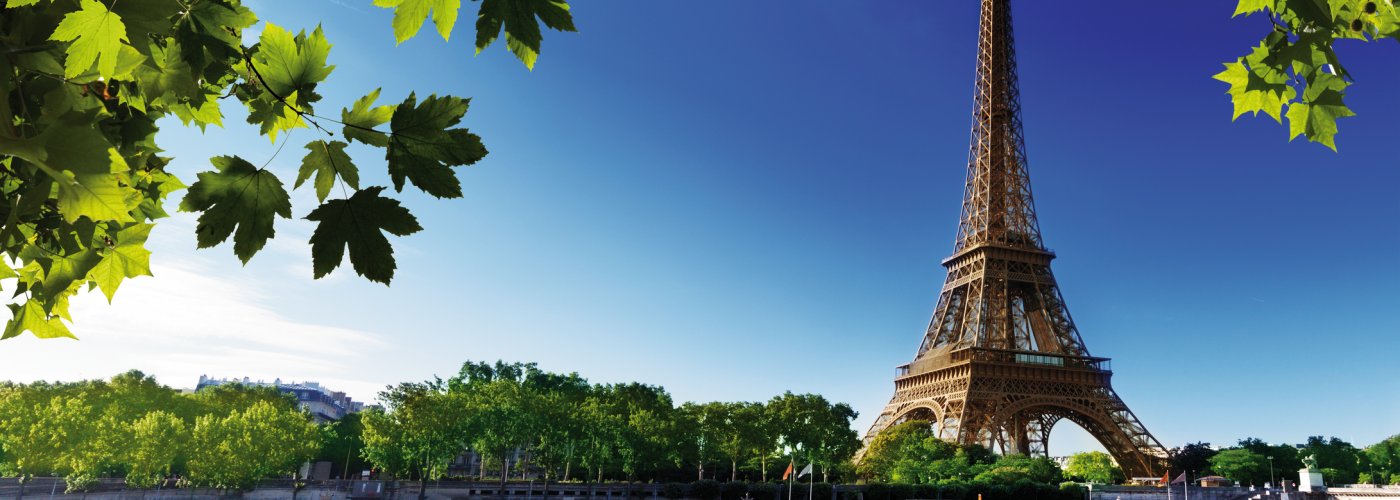 Seine in Paris mit Eiffelturm