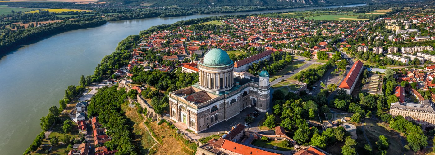 Blick auf Esztergom